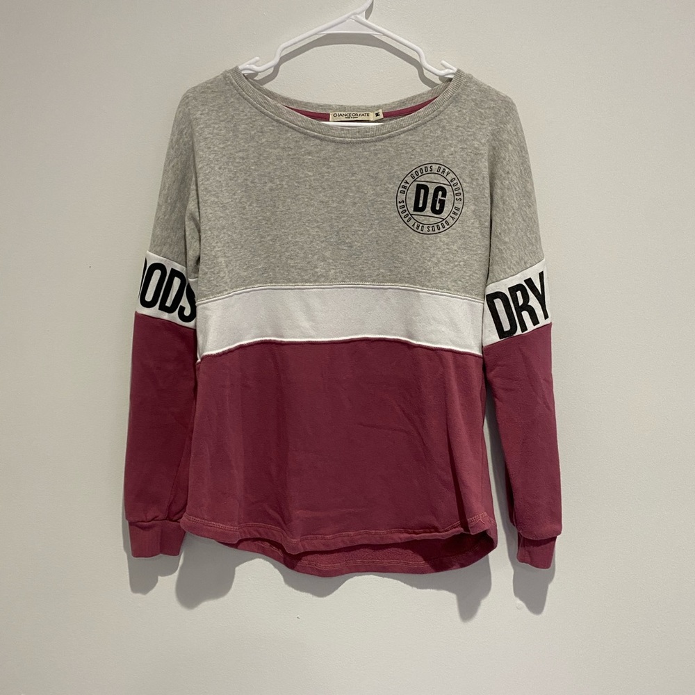 Dry Goods Colorblock Sweatshirt Size Medium - Picture 2 of 7
